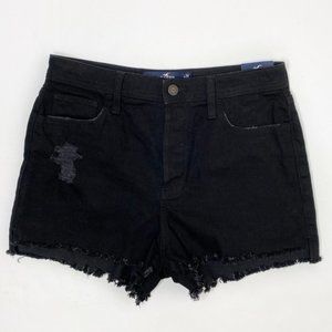 NWT Hollister High Rise Mom Shorts Raw Hem